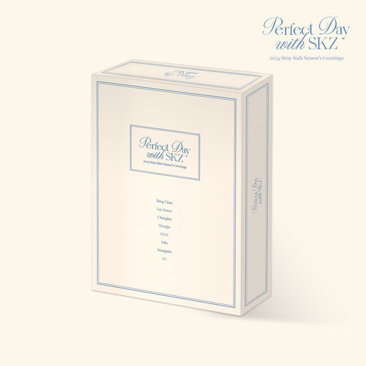 STRAY KIDS - 2024 SEASON'S GREETINGS - PERFECT DAY WITH SKZ + APPLE PHOTOCARD SET - Pre-Order