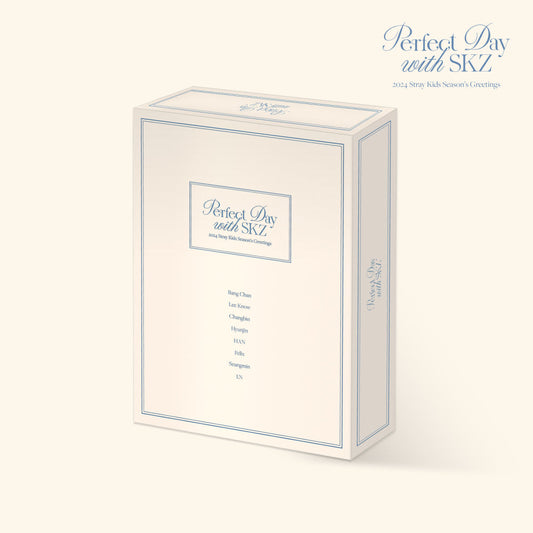 STRAY KIDS - 2024 SEASON'S GREETINGS - PERFECT DAY WITH SKZ + JYP PHOTOCARD SET - Pre-Order