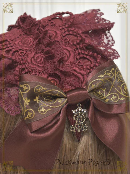 J-store_online_ALICE_AND_THE_PIRATES_Mystical_Emotion_Grosgrain_Head_Bow_ribbon_detail