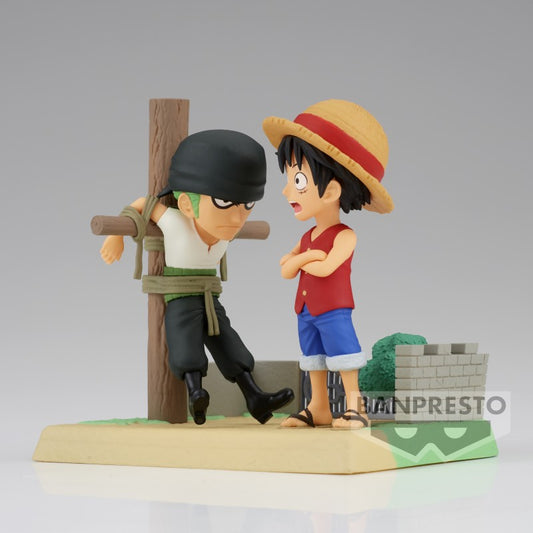 ONE PIECE - WORLD COLLECTABLE FIGURE LOG STORIES - LUFFY &amp; ZORO