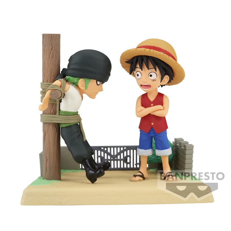 ONE PIECE - WORLD COLLECTABLE FIGURE LOG STORIES - LUFFY &amp; ZORO