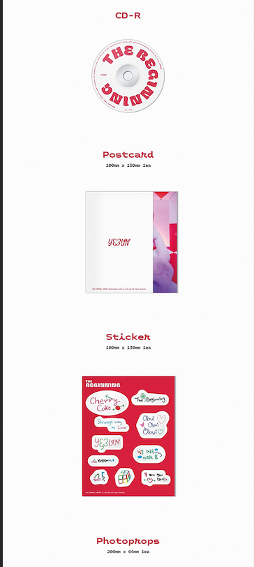 j-store-online_YEEUN - THE BEGINNING (1ST SINGLE ALBUM)