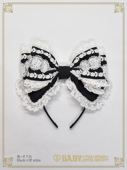    j-store_online_BABY_THE_STARS_SHINE_BRIGHT_CATHRINA_HEAD_BOW_BLACK_OFF_WHITE