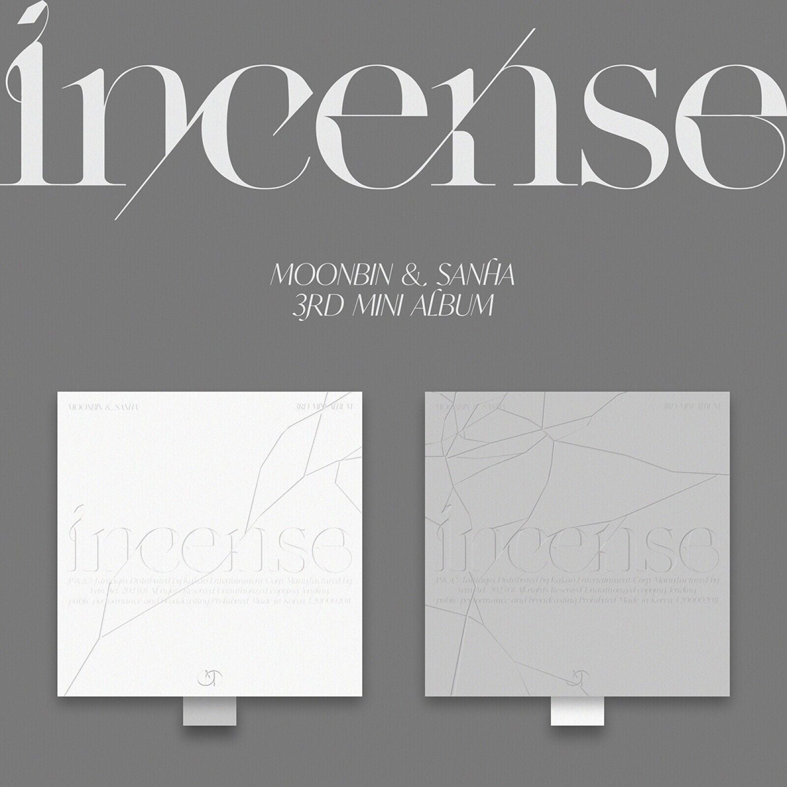 J-Store Online ASTRO MOONBIN & SANHA INCENSE 3rd Mini Album