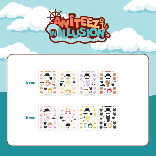 ATEEZ [ANITEEZ IN ILLUSION] OFFICIAL MERCH - CLEAR STICKER