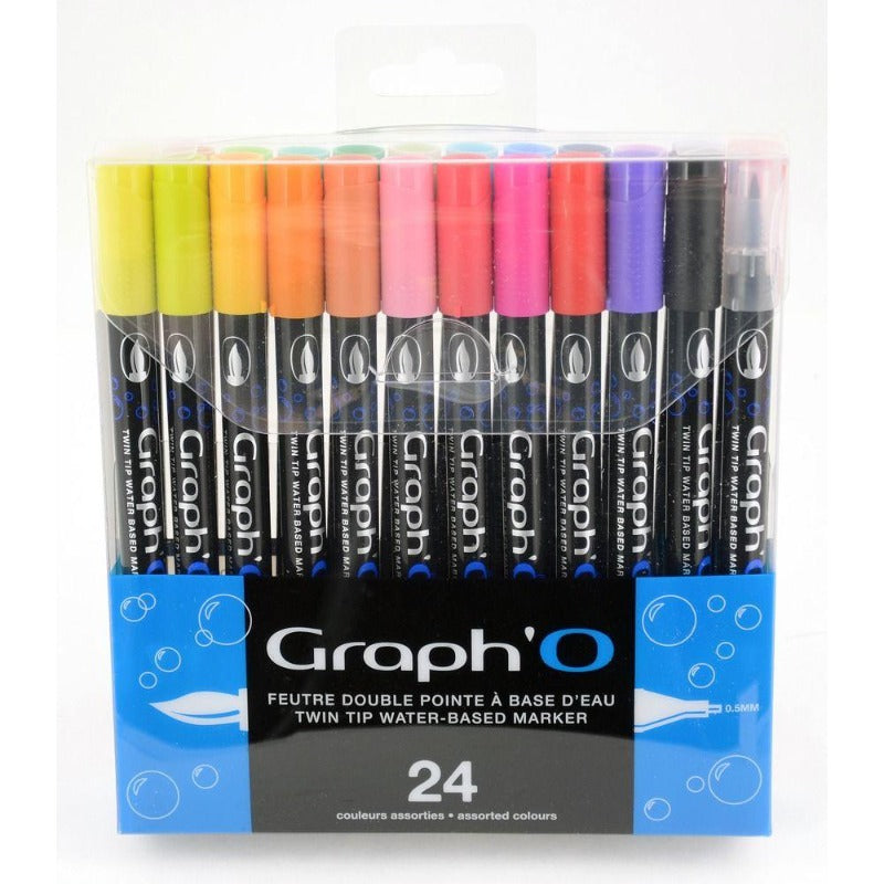 Graph'o Twin Tip - Wasservermalbare Marker - 24er Set - J-Store Online
