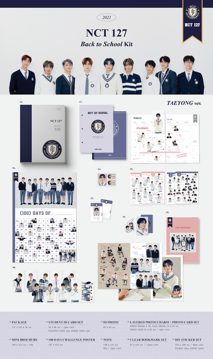 NCT 127 - 2021 NCT 127 Back To School Kit - J-Store Online