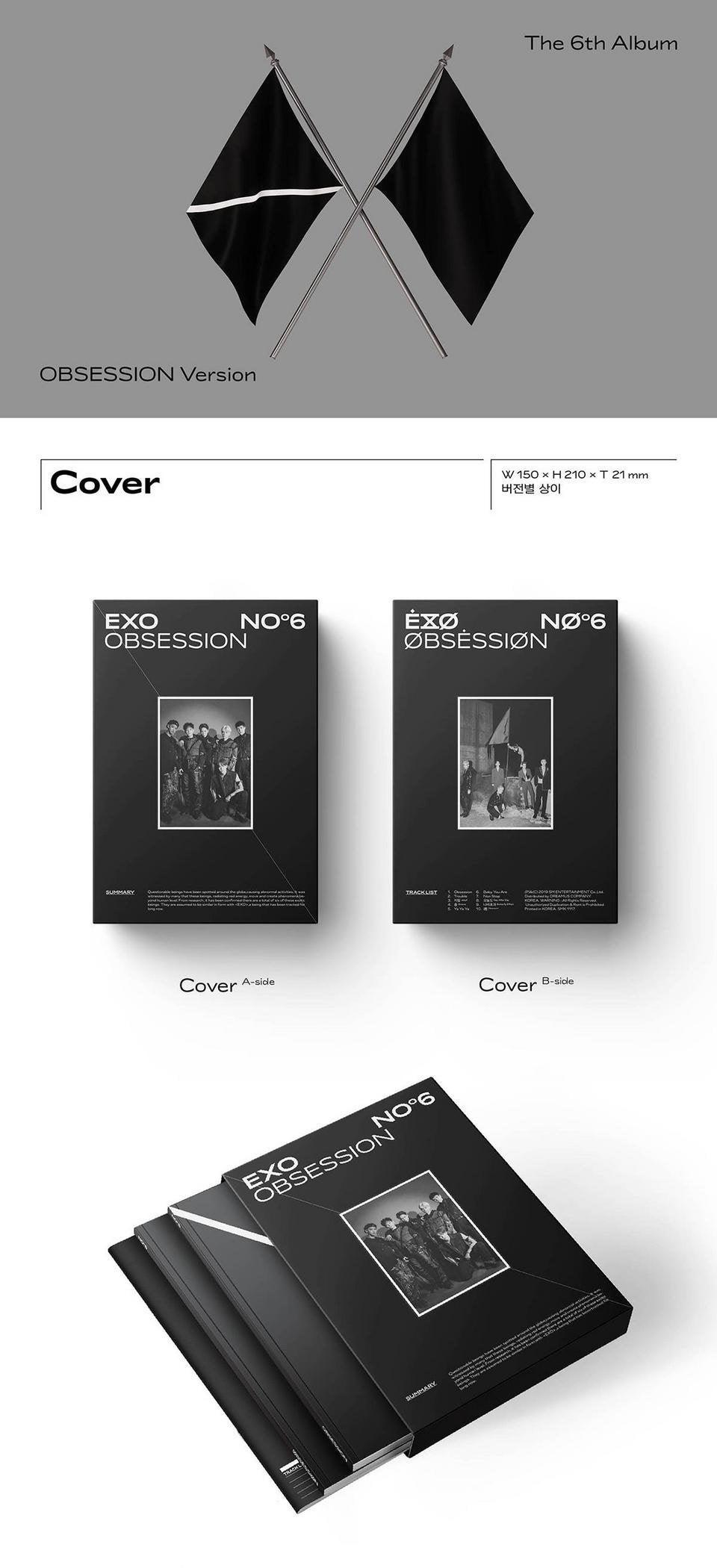 EXO - Obsession - Vol.6/Obsession Version - J-Store Online
