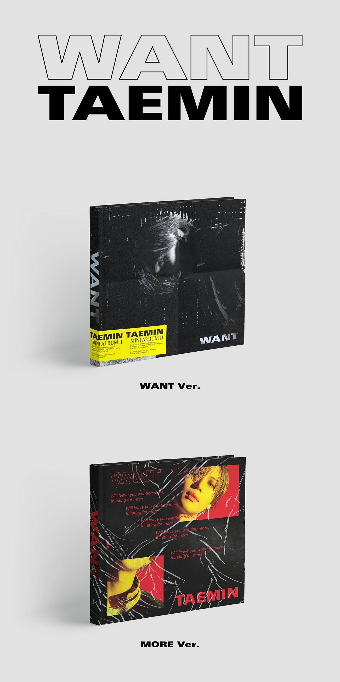 Taemin - Want (2nd Mini Album) - J-Store Online