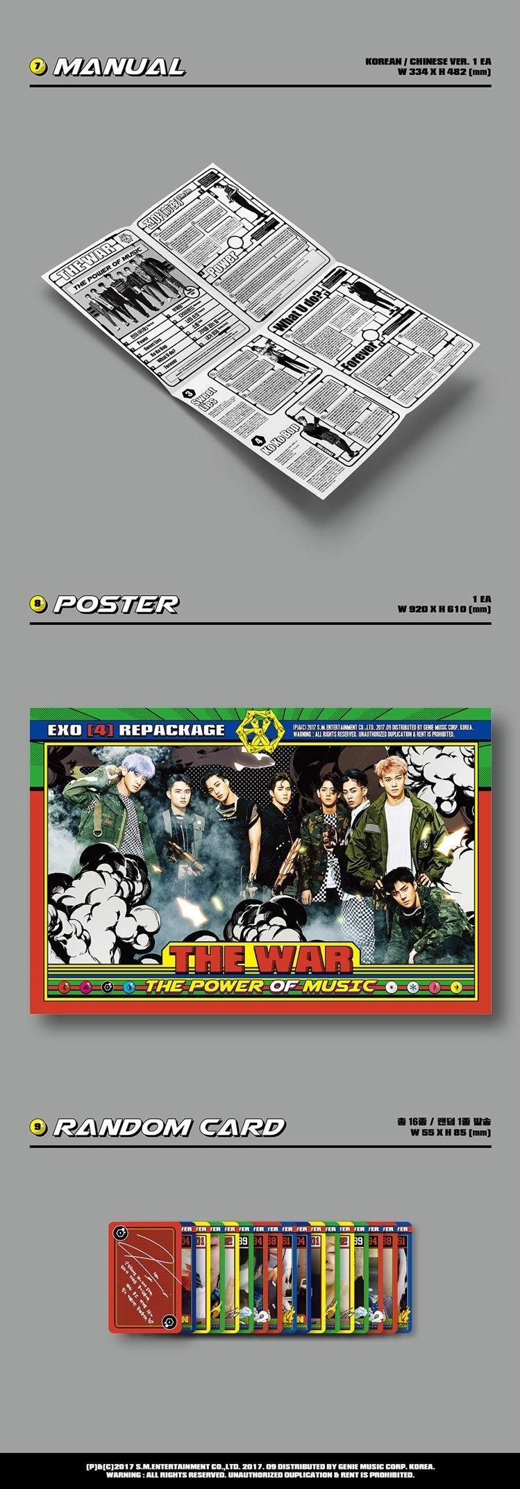 EXO - THE WAR: THE POWER OF MUSIC] (KOREAN VER.) - J-Store Online
