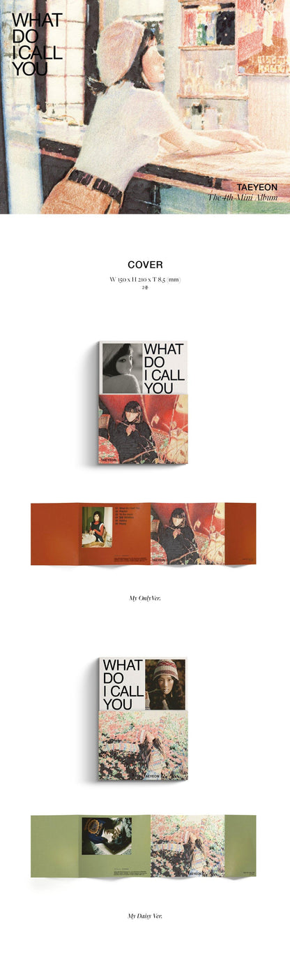 Taeyeon - What Do I Call You - J-Store Online