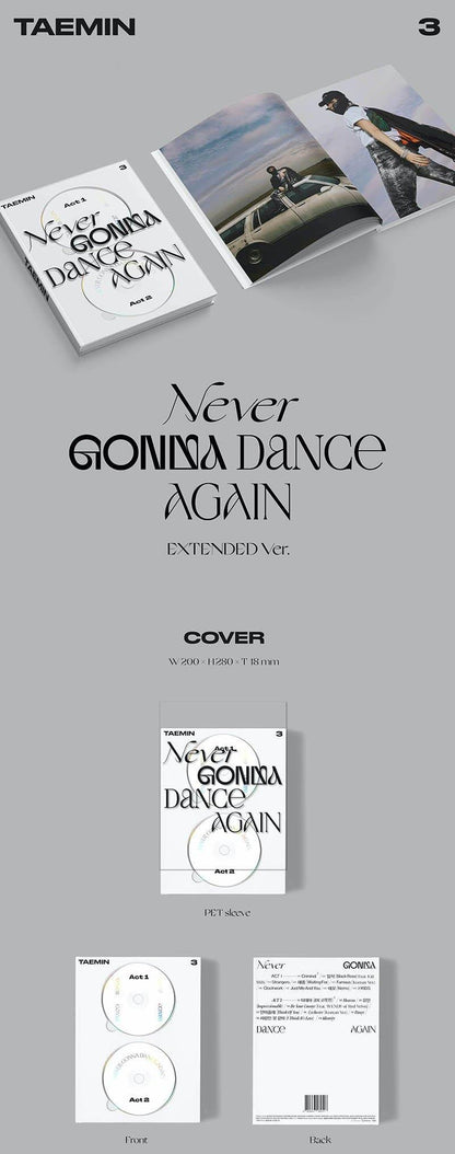 Taemin - Never Gonna Dance Again (Act 3) - Extended Version - J-Store Online