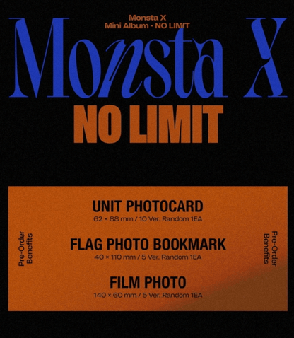 MONSTA X - NO LIMIT (10TH MINI ALBUM) - J-Store Online
