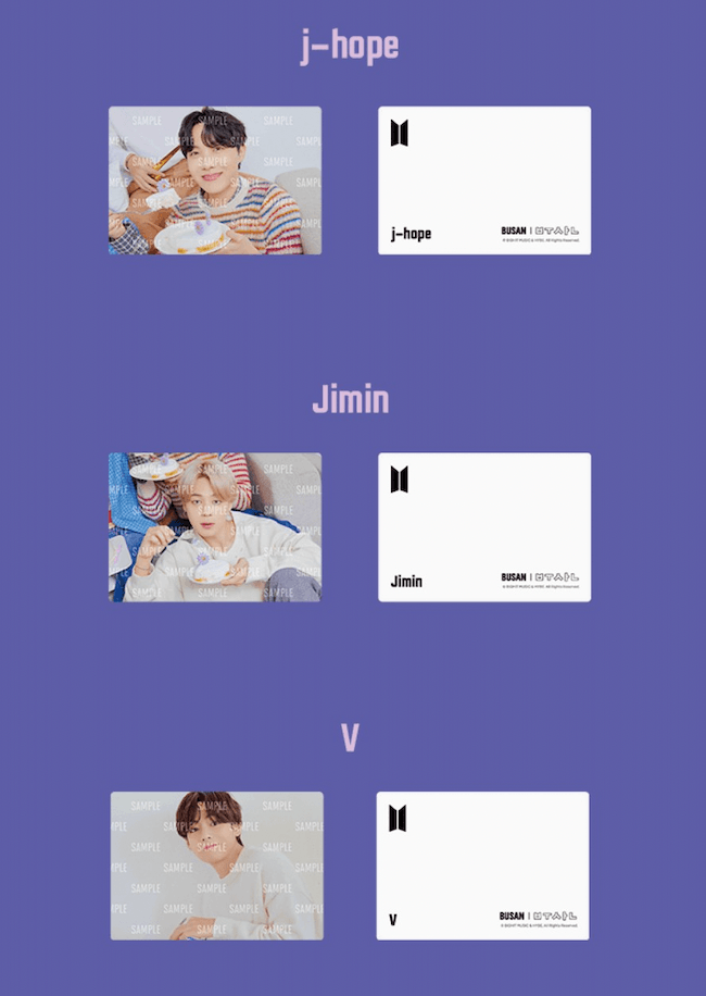 BTS - YET TO COME IN BUSAN MINI PHOTO CARDS