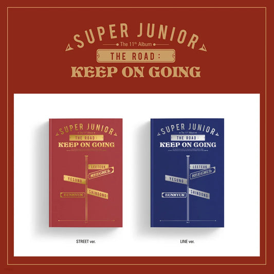 SUPER JUNIOR - VOL.11 (Vol.1 'THE ROAD : KEEP ON GOING ') - J-Store Online