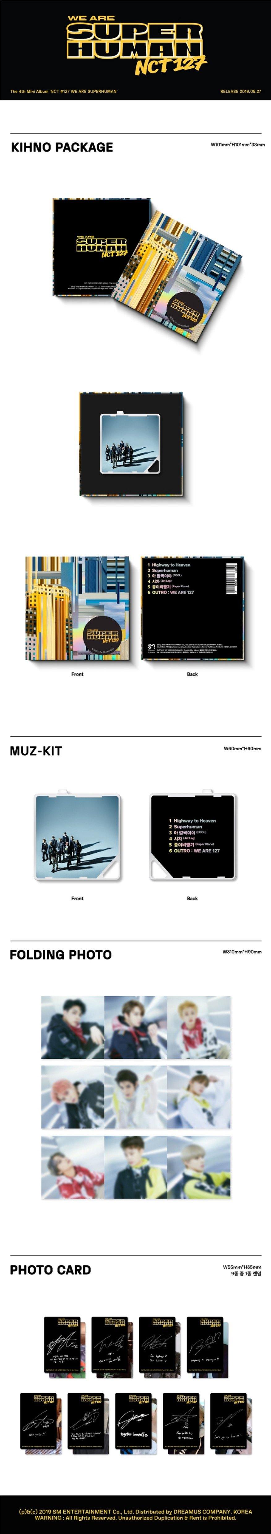 NCT 127 - We are Superhuman - Kit Album - J-Store Online