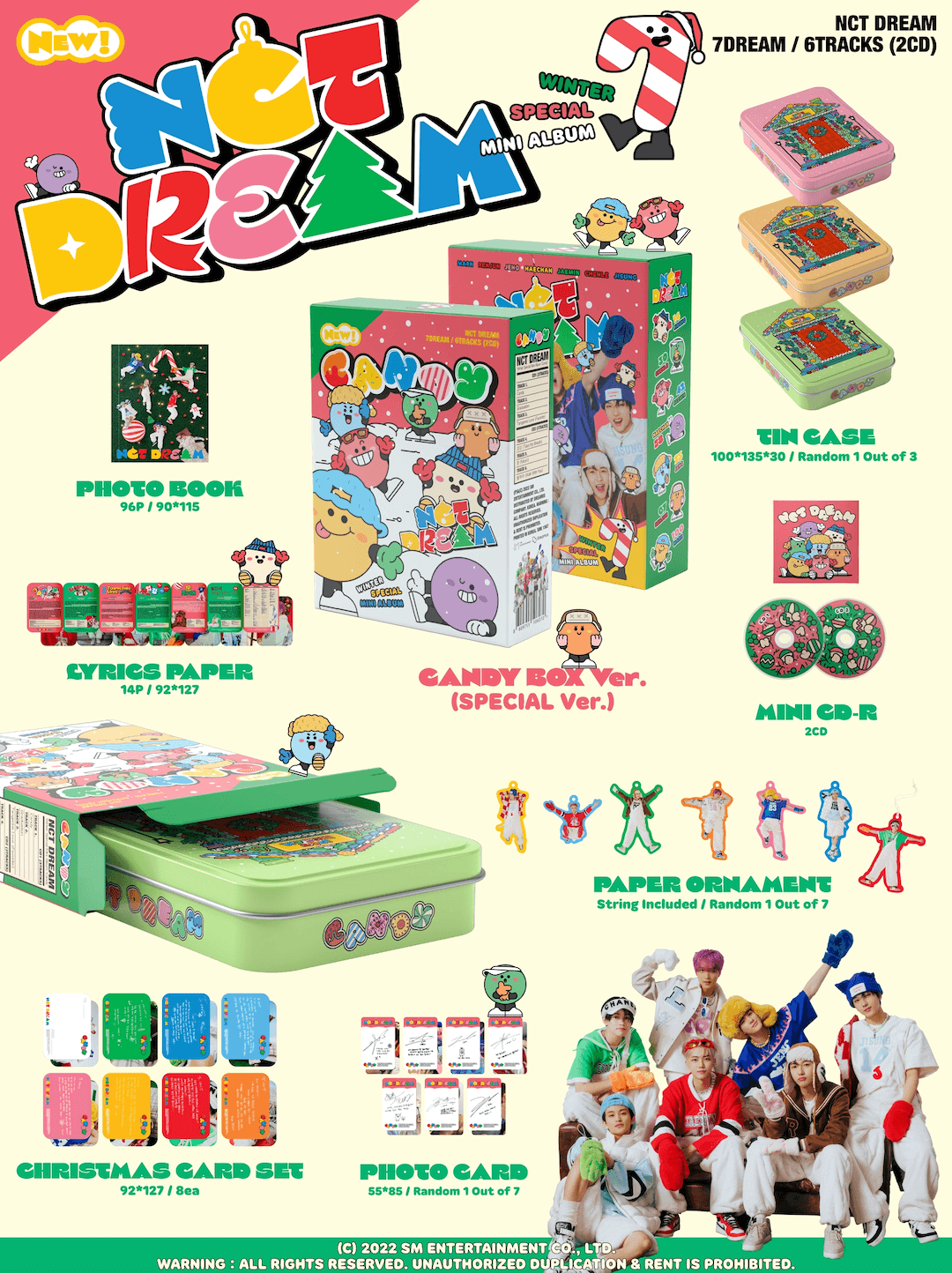 NCT DREAM - WINTER SPECIAL MINI ALBUM 'CANDY' (SPECIAL LIMITED VER.) - Pre-Order - J-Store Online