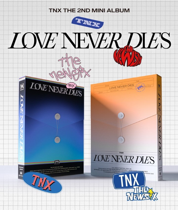 TNX - LOVE NEVER DIES (2ND MINI ALBUM) J-Store.Online
