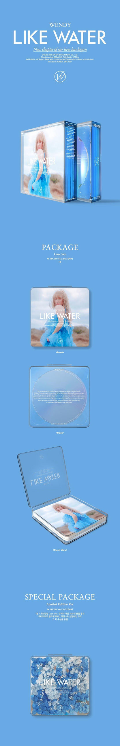 WENDY - Like Water (1st Mini Album) - J-Store Online