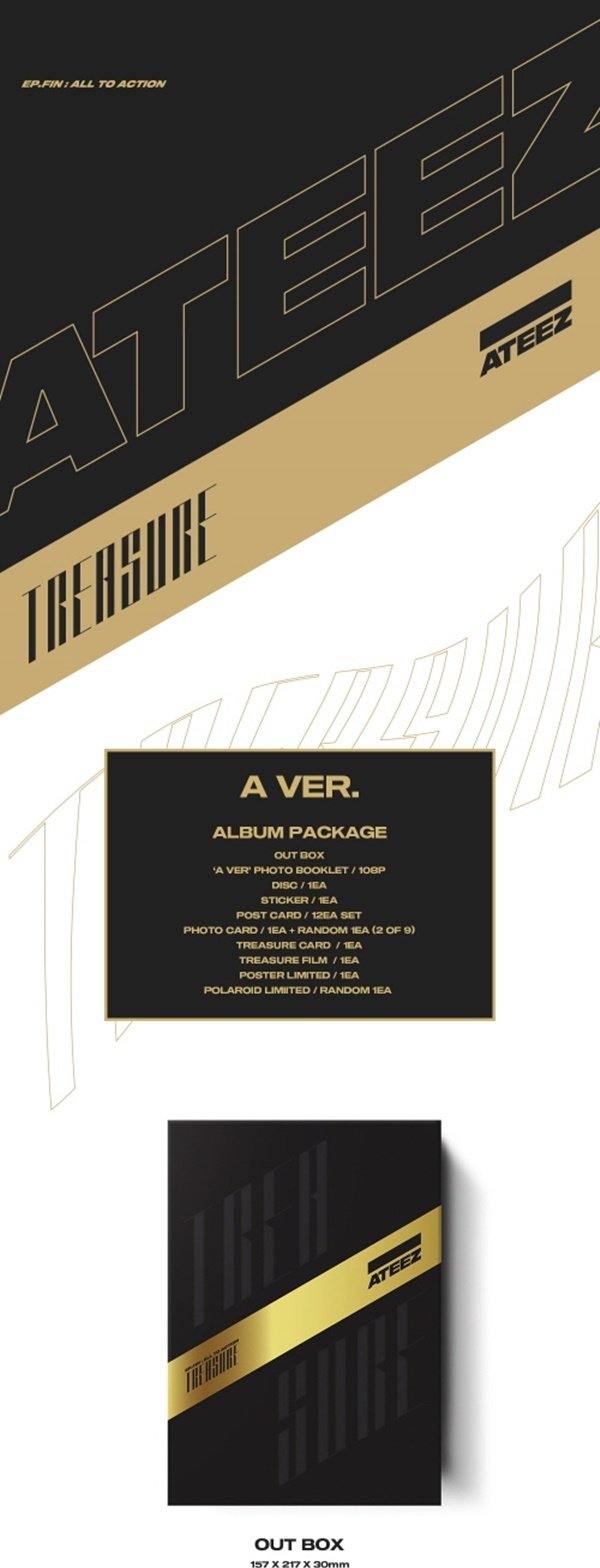 ATEEZ -Vol. 1 (Treasure Island Ep. Fin: All to Action) - neue Auflage - J-Store Online