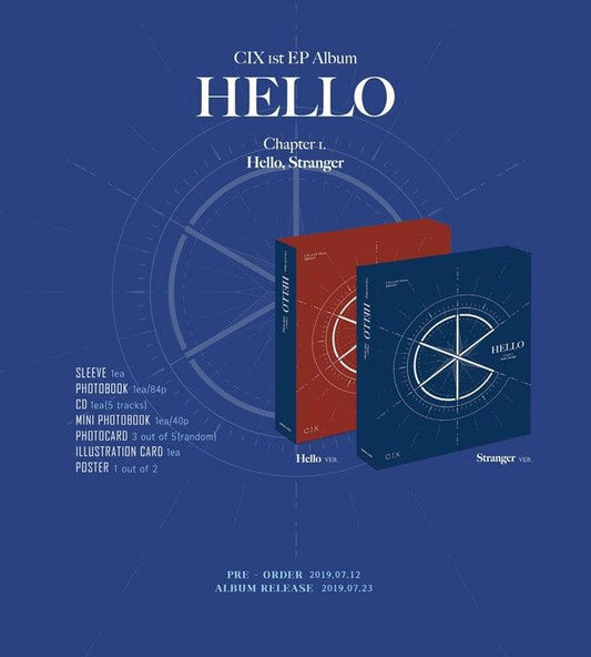 CIX - Hello Chapter 1: Hello, Stranger (1st EP) - J-Store Online