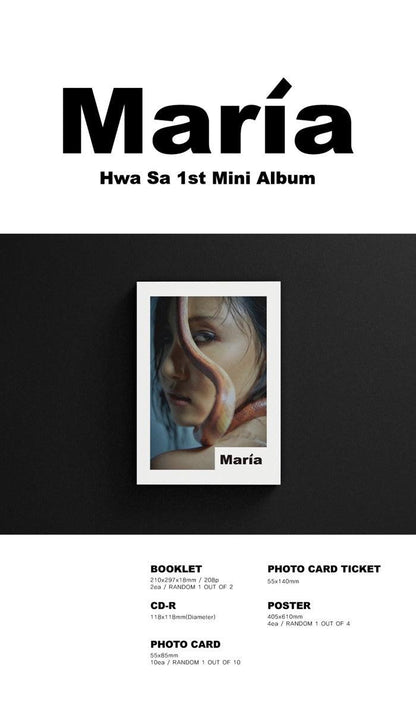 HWASA - MARIA - 1ST MINI ALBUM - J-Store Online