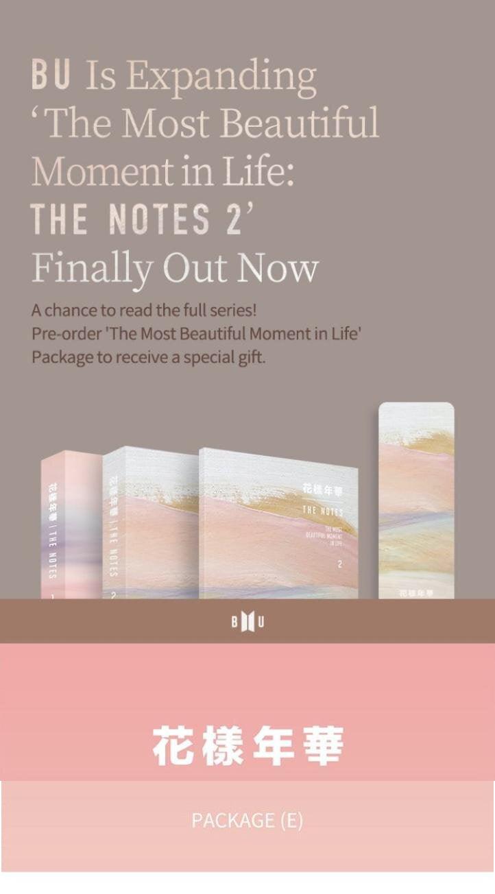 BTS - The Notes (1 + 2) - The Most Beautiful Moment in Life (English Version) - J-Store Online