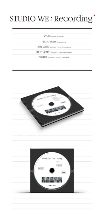 ONEWE - Studio WE: Recording (1st Demo Album) - Black - J-Store Online
