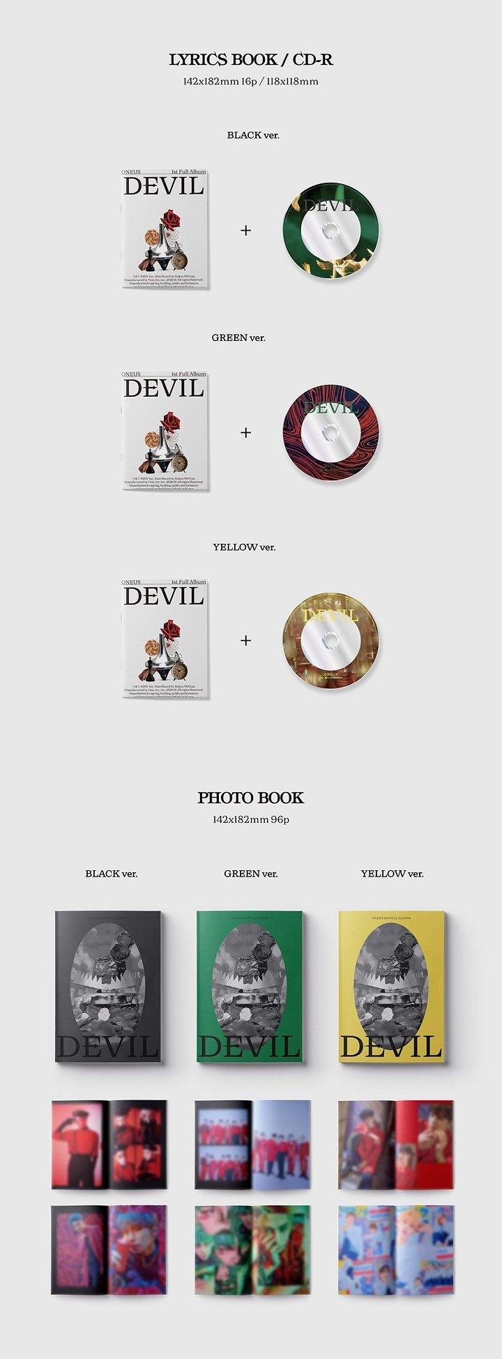 ONEUS - Devil (1st Full Album) - J-Store Online