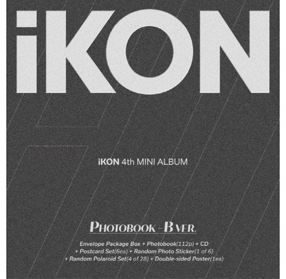 iKON - FLASHBACK (4TH MINI ALBUM) PHOTOBOOK VERSION - J-Store Online