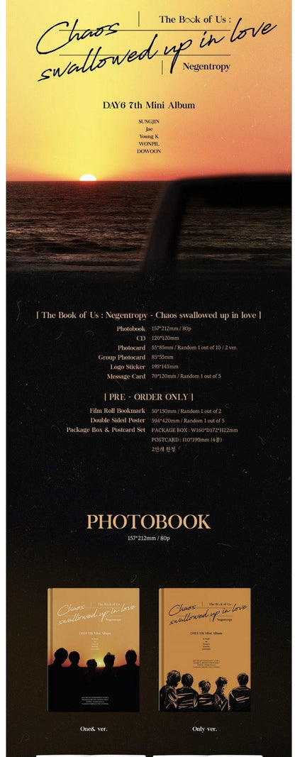DAY6 - The Book Of Us: Negentropy - Chaos swallowed up in love - J-Store Online