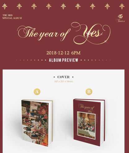 Twice - The Year of YES - 3rd Special Album - J-Store Online