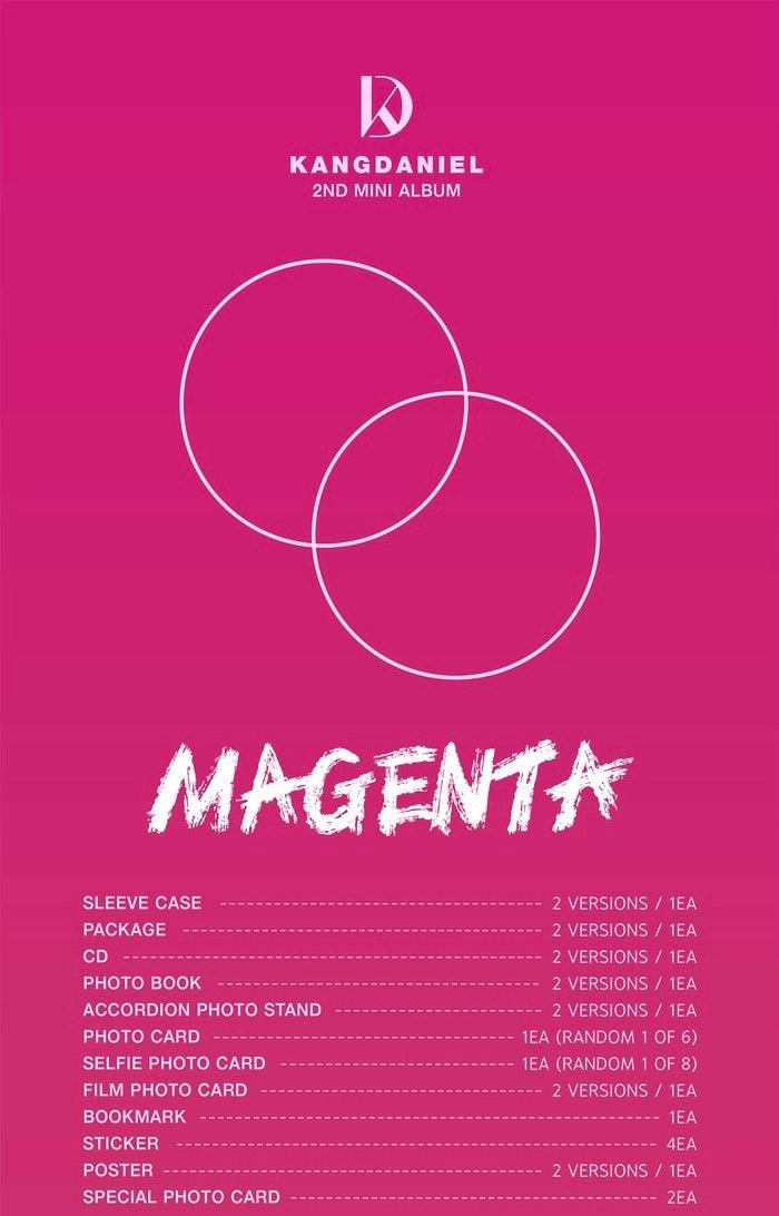 KANG DANIEL - MAGENTA - 2ND MINI ALBUM - J-Store Online