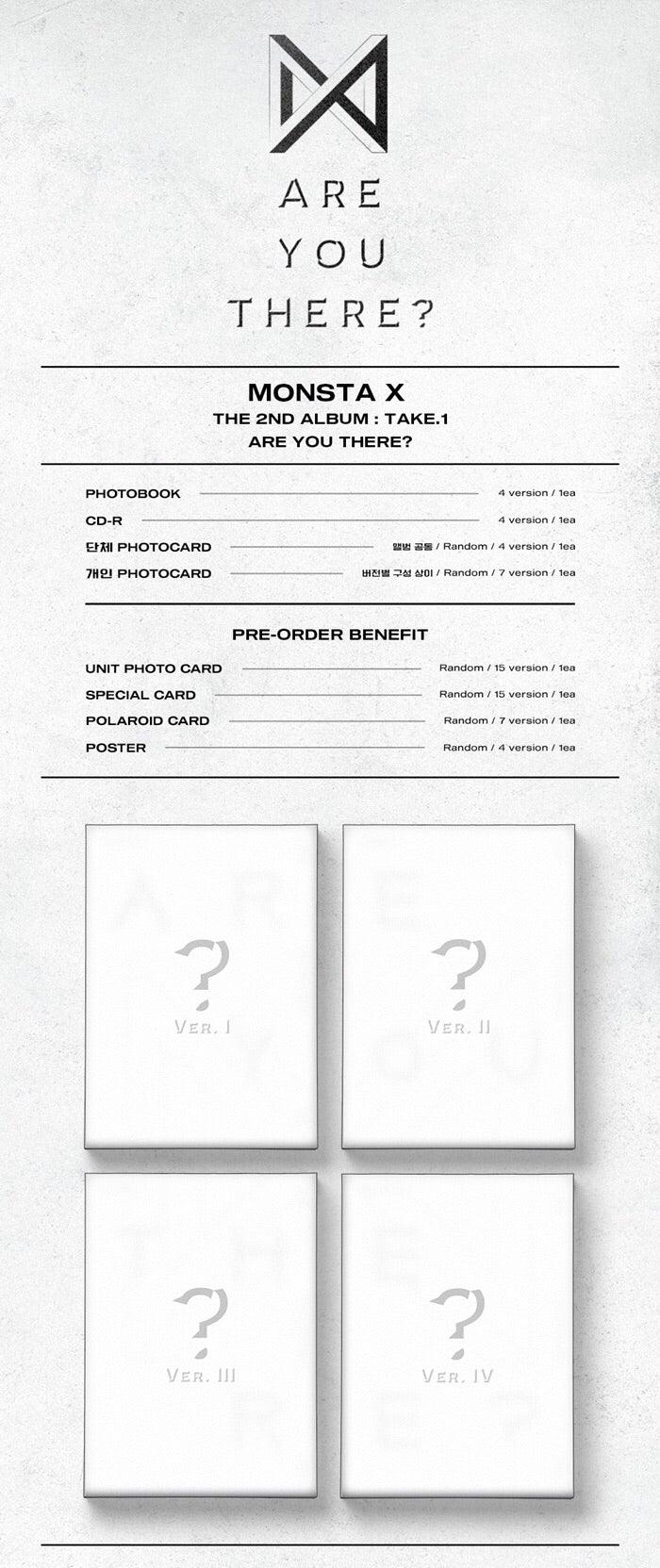 Monsta X - Take. 1 : Are You There (2nd Album) - J-Store Online