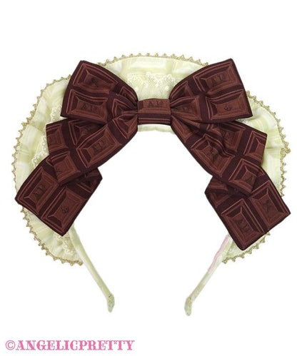 ANGELIC PRETTY - Dreamy Chocolatier Set (Rock + Headdress) - J-Store Online