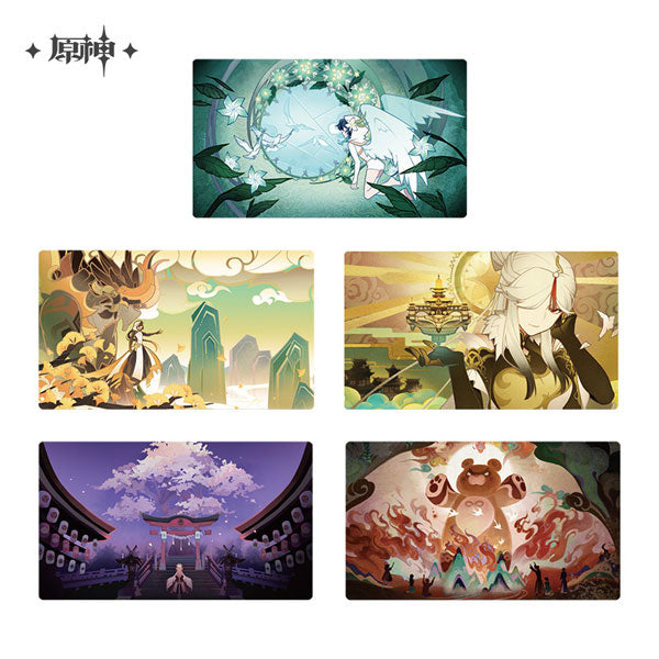 Genshin Impact - A Glimpse of the World - Postcard Set (Holographic) - J Store Online