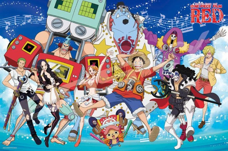 One Piece  RED  Jigsawpuzzle (1000 Teile) - J-Store Online