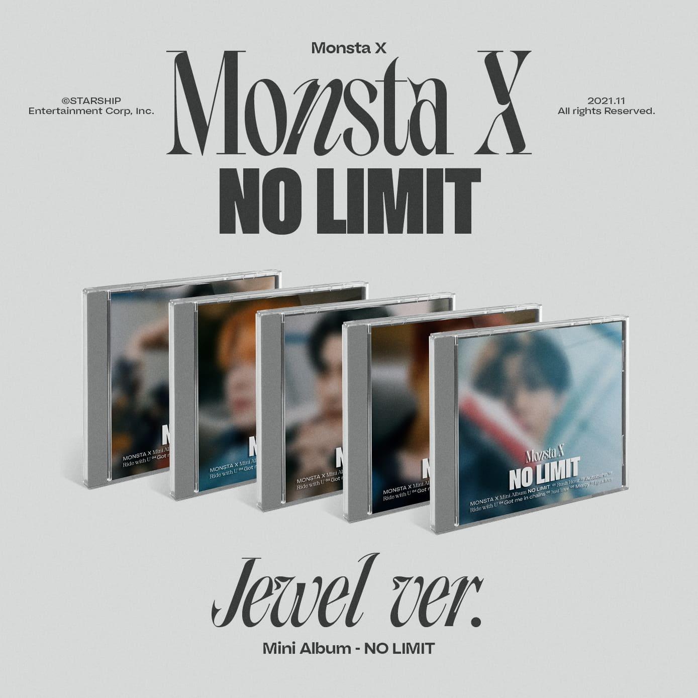 MONSTA X - NO LIMIT (10TH MINI ALBUM) JEWEL VER. - J-Store Online