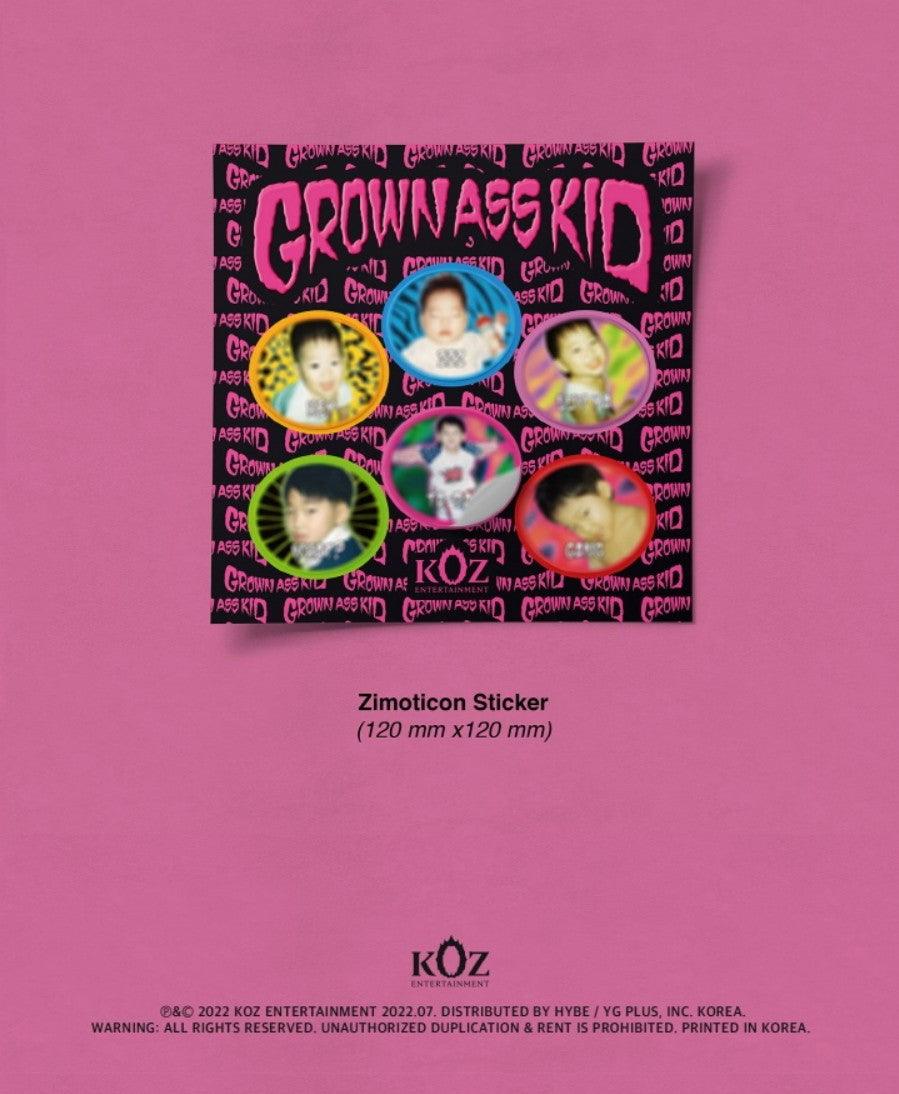 ZICO - GROWN ASS KID (4. MINI-ALBUM) JEWEL VER. - J-Store Online