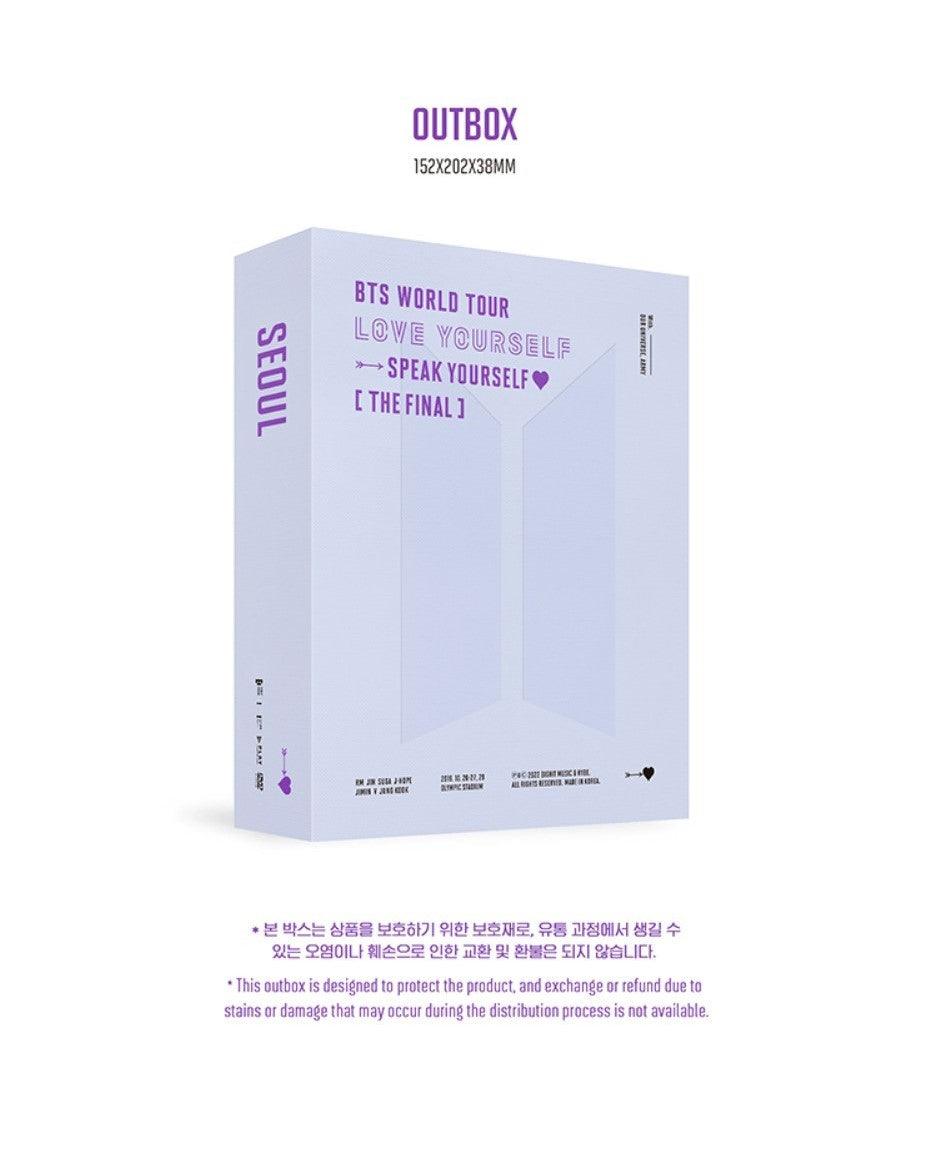 BTS - WORLD TOUR 'LOVE YOURSELF : SPEAK YOURSELF' [THE FINAL] DVD - J-Store Online