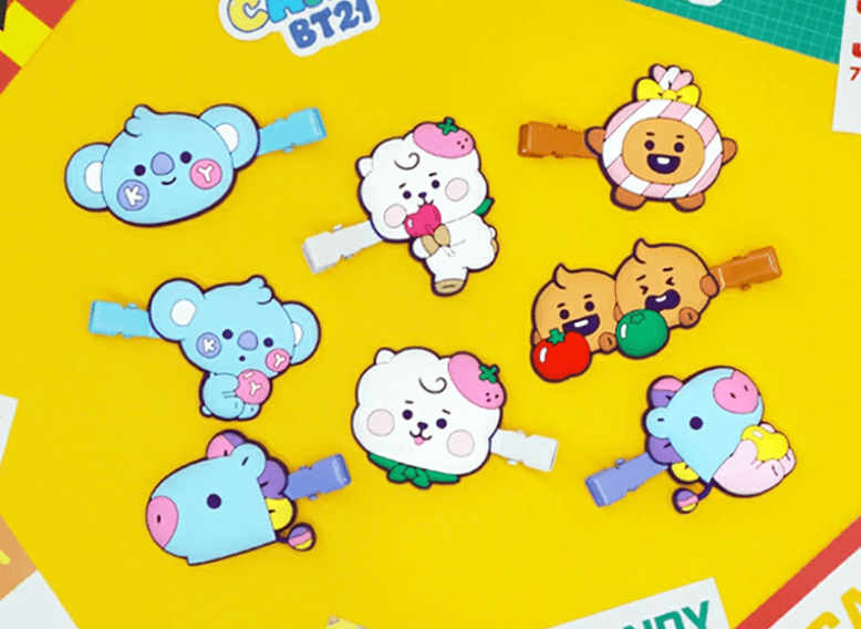 BT21 - JELLY CANDY HAIR CLIP - J-Store Online