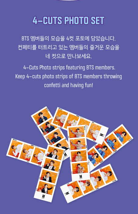 BTS - YET TO COME IN BUSAN - 4-CUTS PHOTO SET - J-Store Online