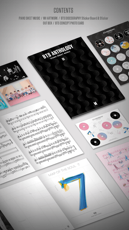 BTS  - PIANO SHEET MUSIC - BTS ANTHOLOGY 3 / 4 - Pre-Order - J-Store Online