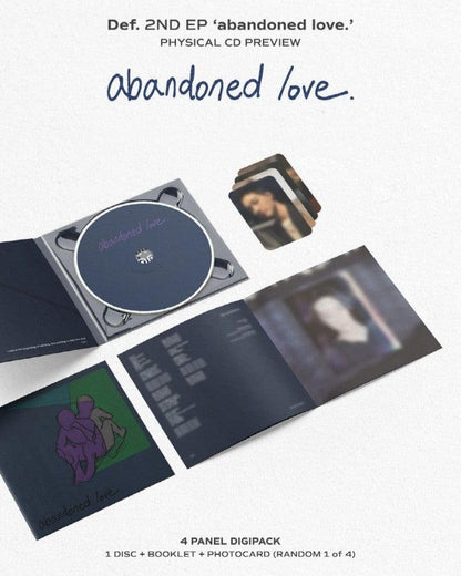 Def. - ABANDONED LOVE. (2ND EP) - J-Store Online