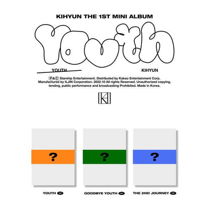 KIHYUN - YOUTH (1ST MINI ALBUM) - J-Store Online
