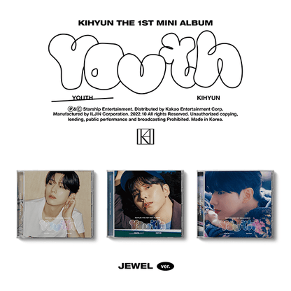 KIHYUN - YOUTH (1ST MINI ALBUM) JEWEL VER. - J-Store Online