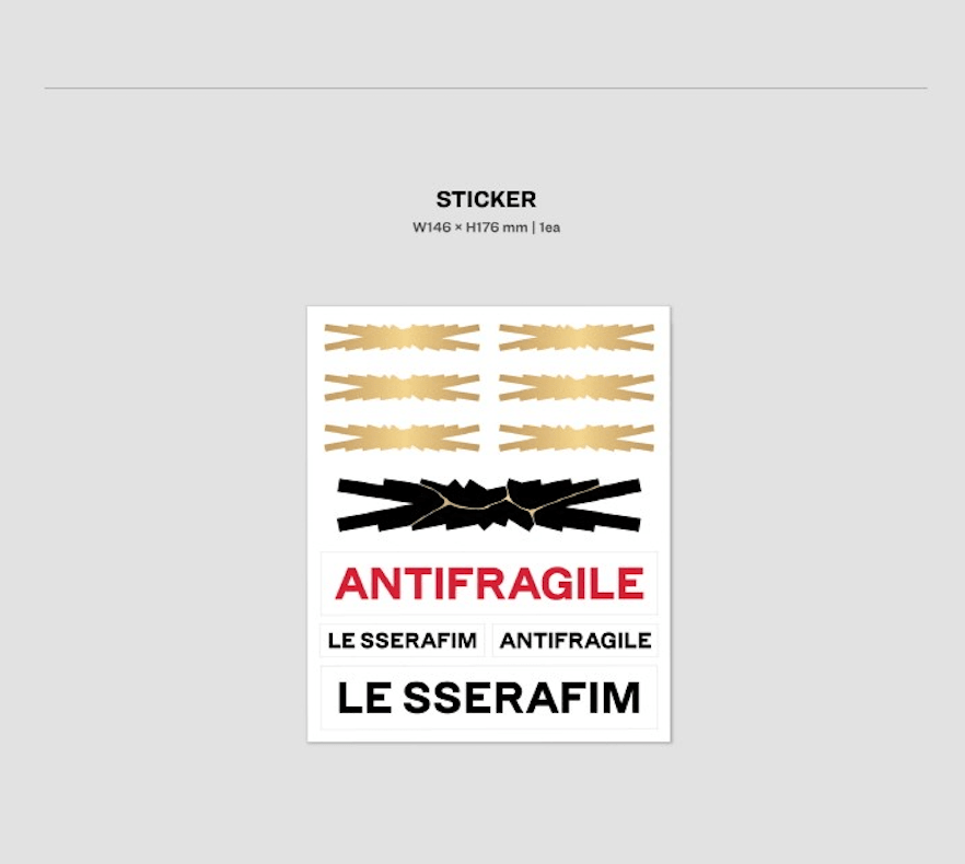 LE SSERAFIM - ANTIFRAGILE (2ND MINI ALBUM) - J-Store Online