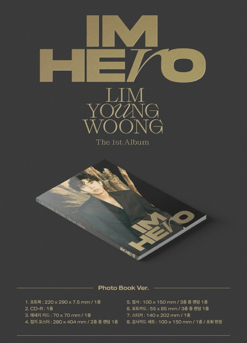 LIM YOUNG WOONG - VOL.1 [IM HERO] PHOTO BOOK VER. - J-Store Online