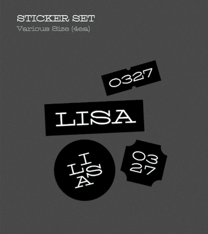 LISA - LISA 0327 PHOTOBOOK VOL.03 + YG BENEFIT - J-Store Online