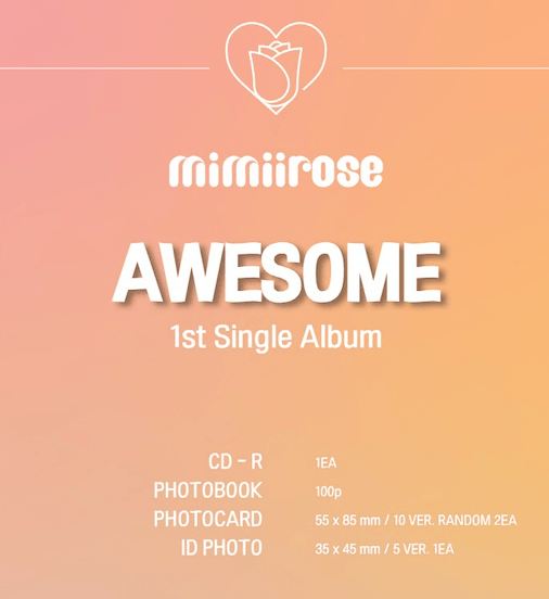 mimiirose - AWESOME (1ST SINGLE ALBUM) - J-Store Online